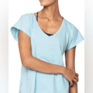 Varley Kerry Open Back Tee - Blue